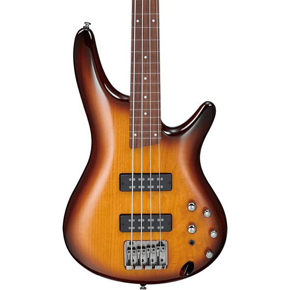 Ibanez SR370 Standard Fretless Bass Guitar - Brown Burst