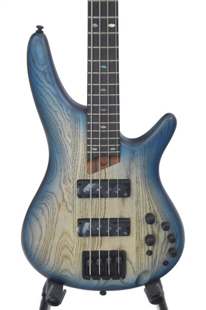 Ibanez SR600E Bass Guitar - Cosmic Blue Starburst Flat