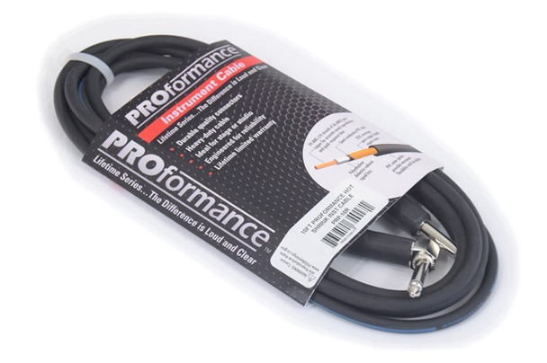 PROformance PRP10R Right Angle Instrument Cable - 10 foot