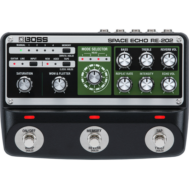 Boss RE-202 Space Echo Delay / Reverb Pedal