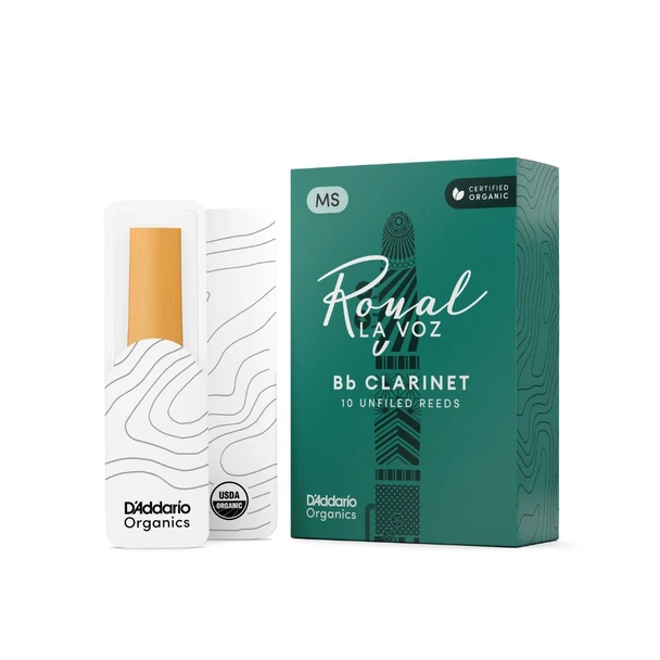 Royal La Voz Bb Clarinet Reeds - Medium Soft (10 pack)
