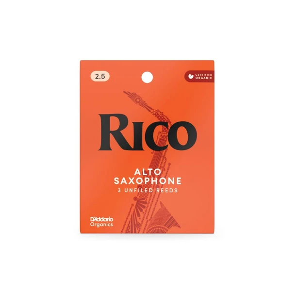 Rico Alto Saxophone Reeds - 2.5 (3 pack)