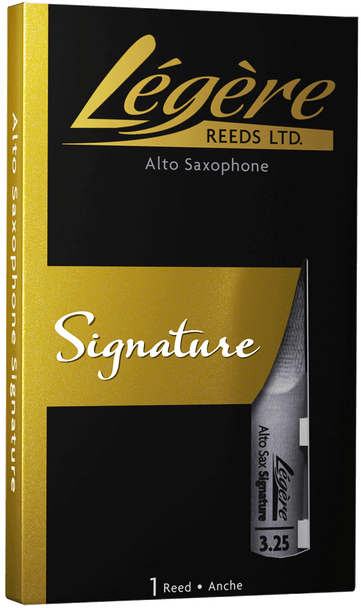 Legere Signature Series Alto Saxophone Reed - Strength 3.25
