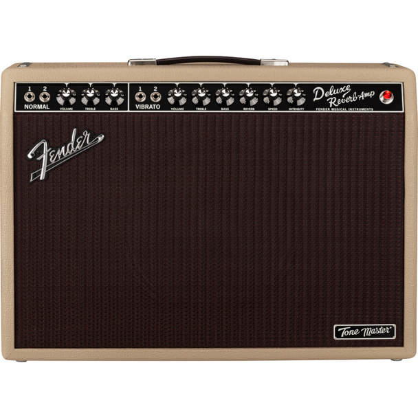 Fender Tone Master Deluxe Reverb 100w 1x12 Guitar Combo Amp - Blonde