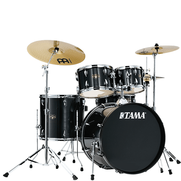 Tama Imperialstar IE50C Complete Drum Set - Hairline Black