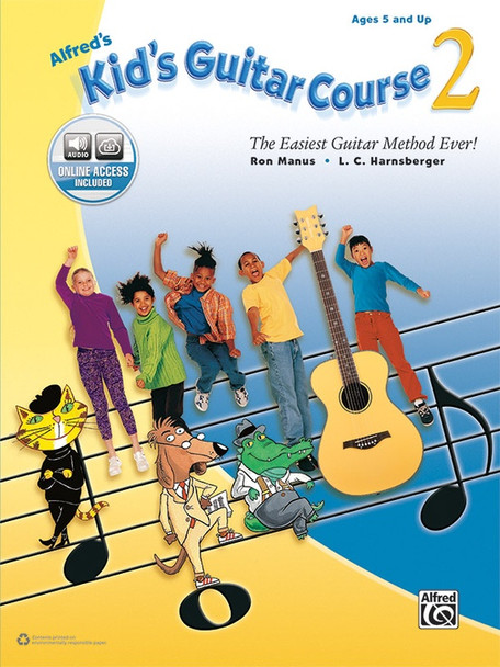 Alfred's Kid's Guitar Course 2 w/Audio - cover view