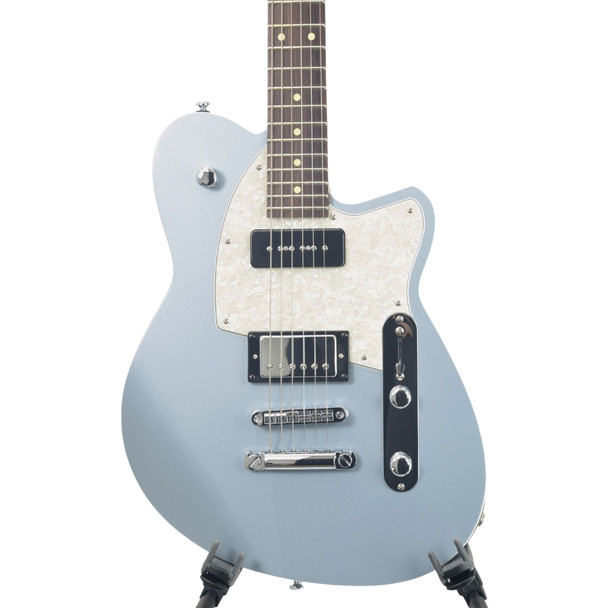 Reverend Double Agent OG Electric Guitar - Metallic Silver Freeze