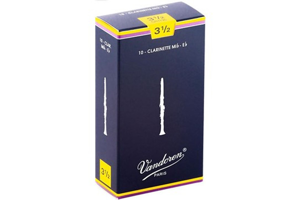 Vandoren Eb Clarinet Reeds Strength 3.5 (Box of 10)