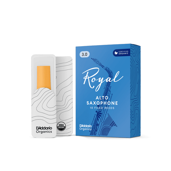 Royal Organic Alto Saxophone Reeds - 3 (10 pack)