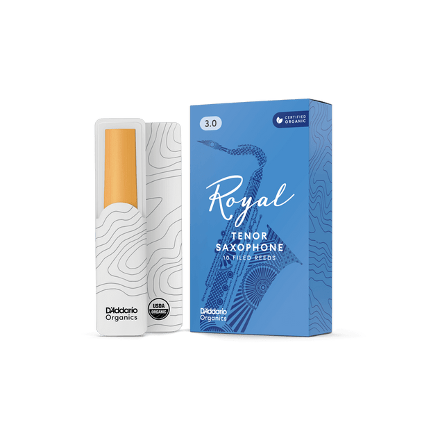 Royal Organic Tenor Saxophone Reeds - 3 (10 pack)