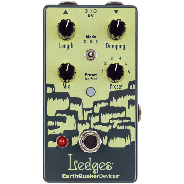 EarthQuaker Devices Ledges Tri-Dimensional Reverberation Machine Reverb Pedal