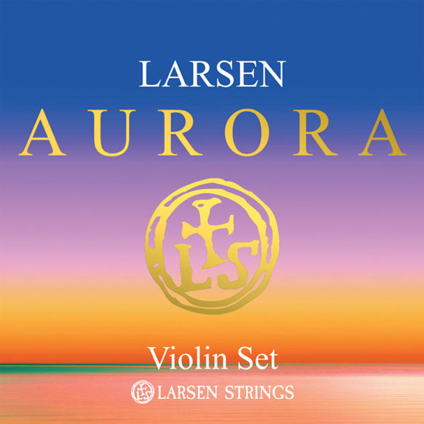 Larsen Aurora 4/4 Violin String Set - front view