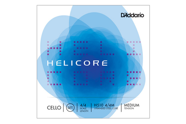 D'Addario Helicore 4/4 Cello String Set - front view