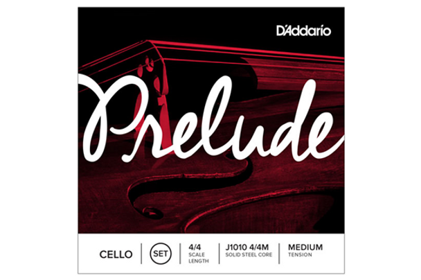 D'Addario Prelude 4/4 Cello String Set - front view