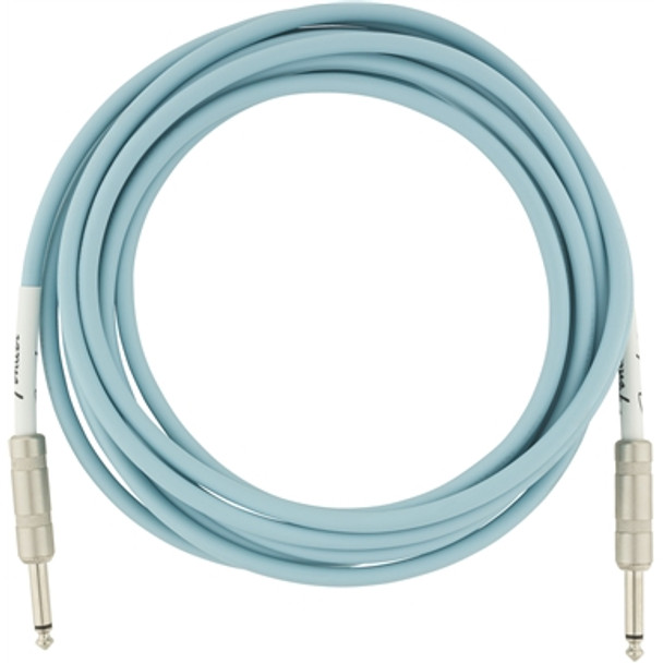 Fender Original Series Instrument Cable Straight / Straight - 15' - Daphne Blue