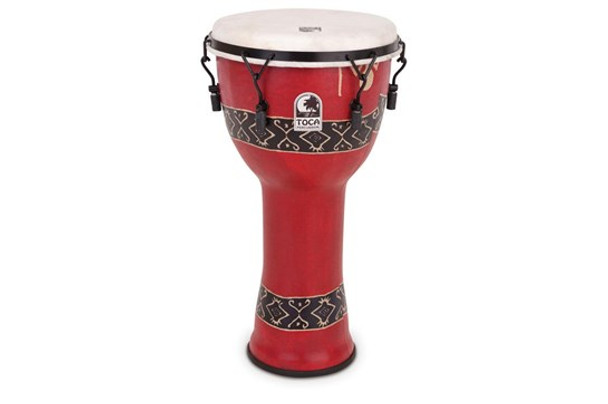 Toca 12" Freestyle Mechanically Tuned Djembe - Bali Red