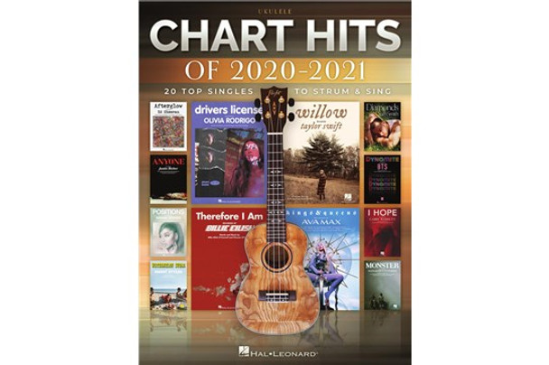 Chart Hits of 2020-2021: Top 20 Singles - Ukulele - front cover