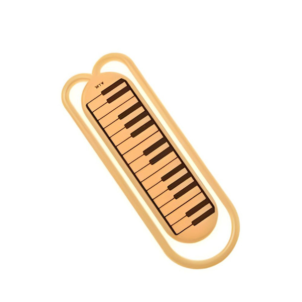 5 inch Plastic Music Clip - Keyboard Design