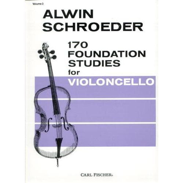 170 Foundation Studies for Violoncello Volume 3 - cover view