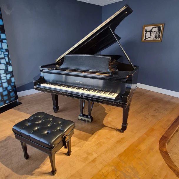 Pre-Owned Steinway Model D Grand Piano - Satin Ebony