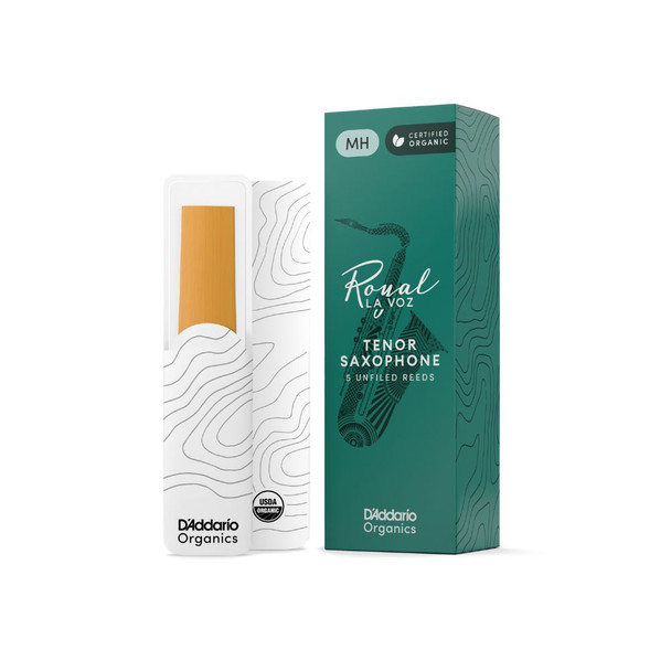 Royal La Voz Tenor Saxophone Reeds -  Medium Hard (5 Pack)