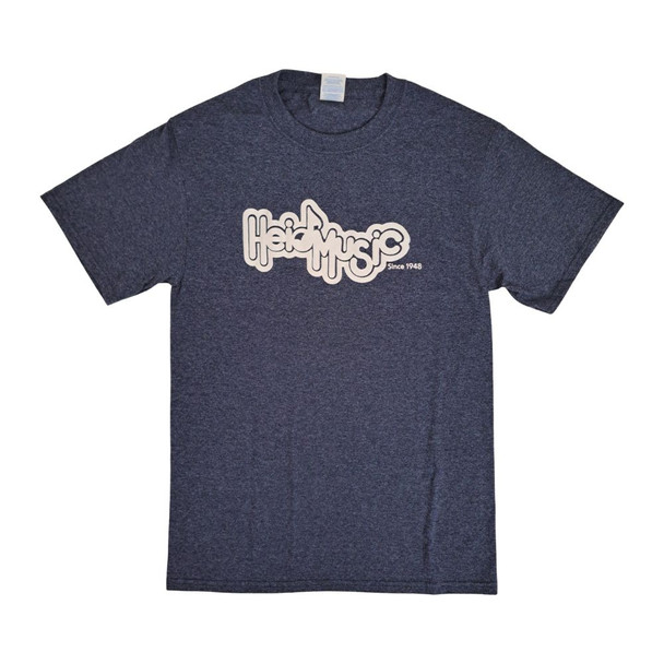 Heid Music Logo T-Shirt - Heather Navy