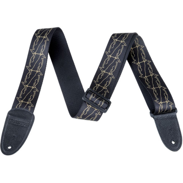 Gretsch Polyester Guitar Strap - Alternating Penguins
