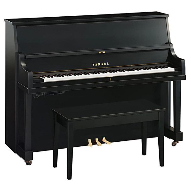 Yamaha P22D Upright SC3 Silent Piano - Satin Ebony