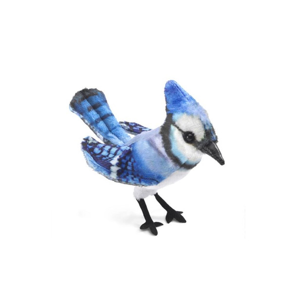Folkmanis Mini Blue Jay Finger Puppet