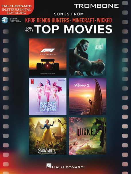 Songs from Kpop Demon Hunters, Minecraft, Wicked and More Top Movies Trombone Play-Along