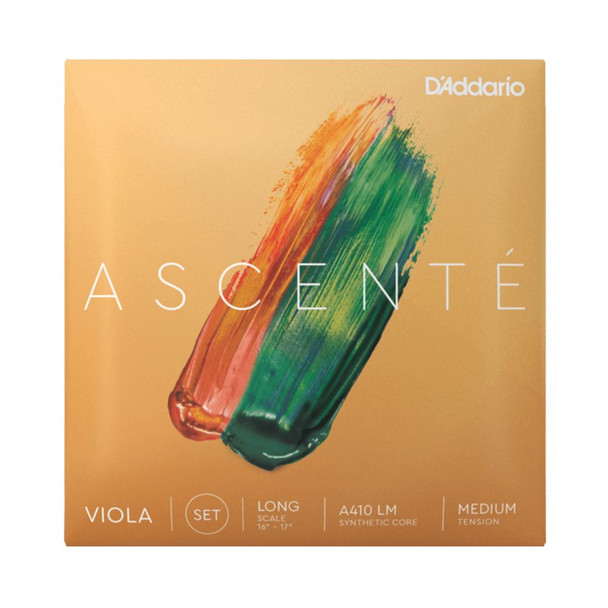 D'Addario Ascente A410 Viola String Set - Long Scale, Medium Tension