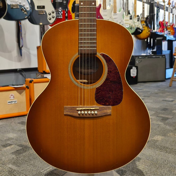 Used Seagull Entourage Mini Jumbo Acoustic Guitar - Rustic Burst