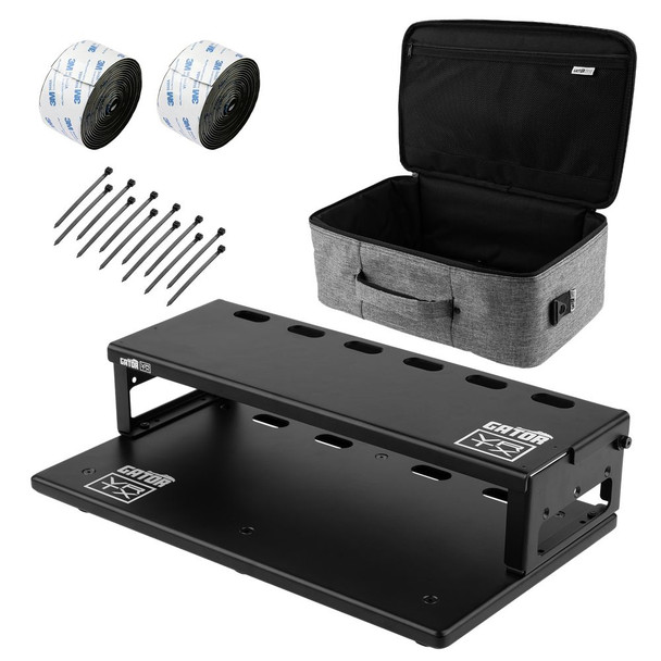Gator x Vertex Tour Compact 23"x13" Pedalboard & Riser with Gig Bag