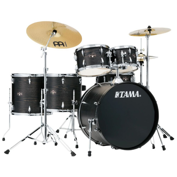 Tama IE62C Imperialstar 6-piece Complete Drum Set - Black Oak Wrap
