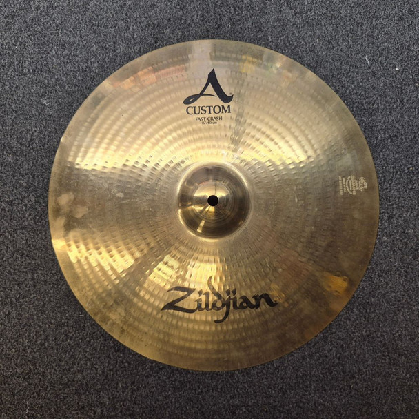 Used Zildjian 16" A Custom Fast Crash Cymbal (940g)