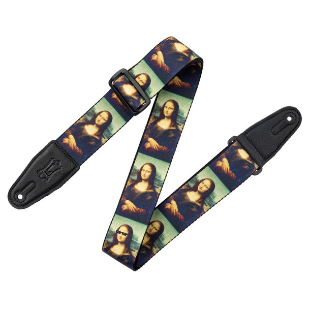 Levy's 2 inch Masterpiece Series Guitar Strap - Mona Lisa