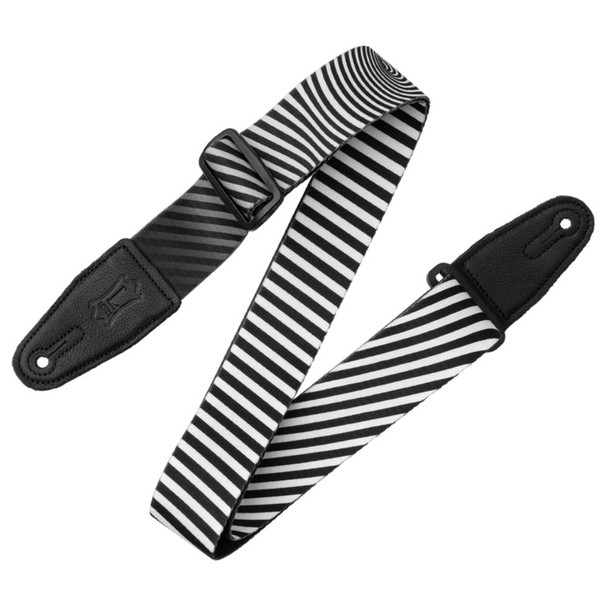 Levy's 2 inch Optical Illusion Series Guitar Strap - Worm Hole