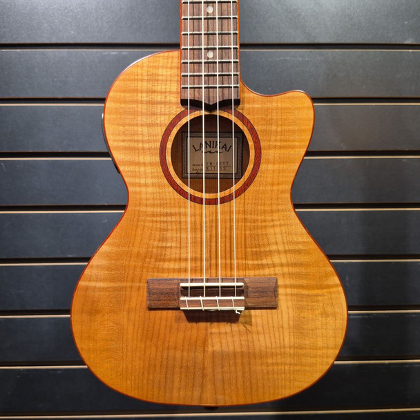 Used Lanikai Thinline Concert Ukulele - Flame Maple