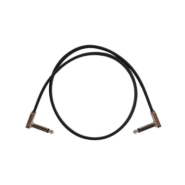 Ernie Ball Flat Ribbon Patch Cable – 24 inch – Black