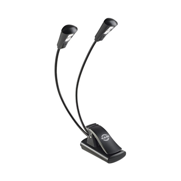 K&M Dual LED Flex Music Stand Light