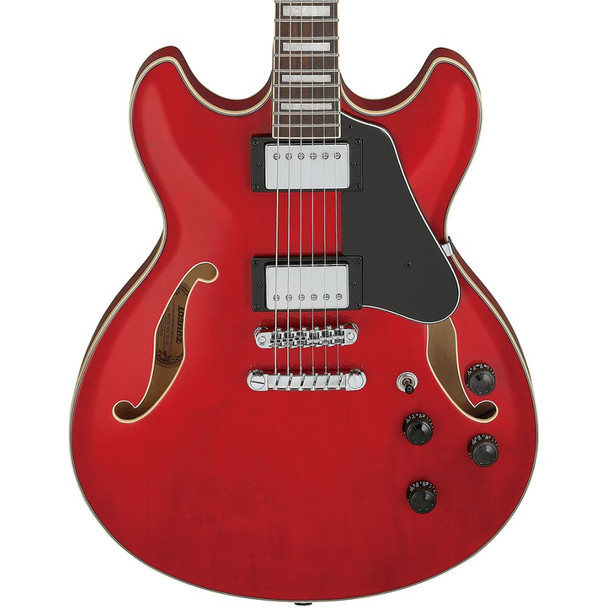 Ibanez Artcore AS73 Semi-Hollow Body Electric Guitar - Transparent Cherry Red