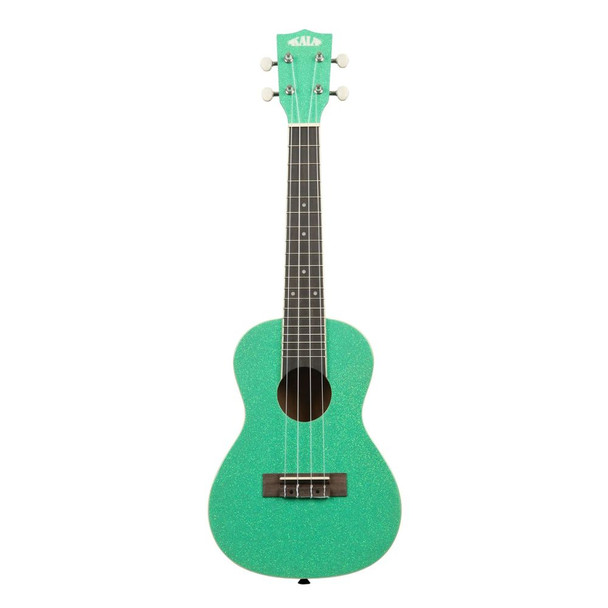 Kala Sparkle Concert Ukulele - Gatsby Green