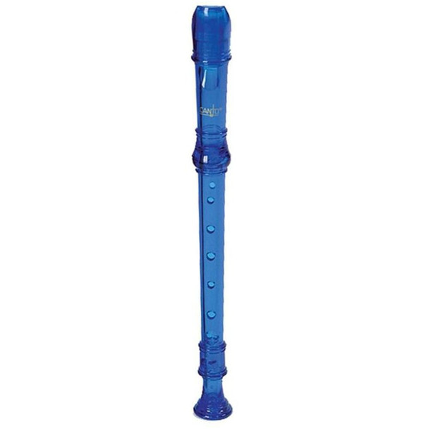 Canto CR101 Soprano 1-Piece Recorder - Blue