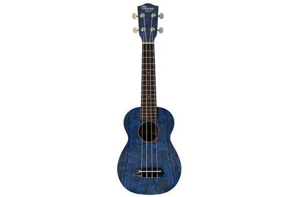 Ohana Soprano Ukulele - Willow Blue