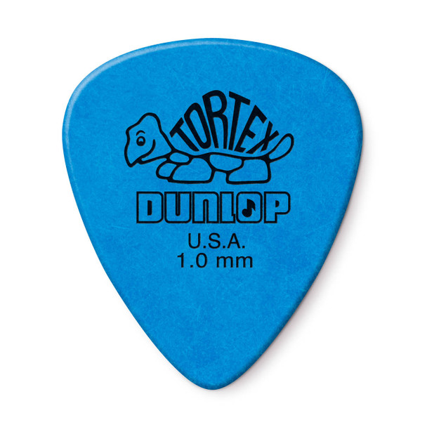 Dunlop Tortex 1.0mm Pick Pack (12 pack) (front view)