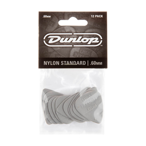 Dunlop Nylon .60mm Pick Pack (12 pack) (pack view)