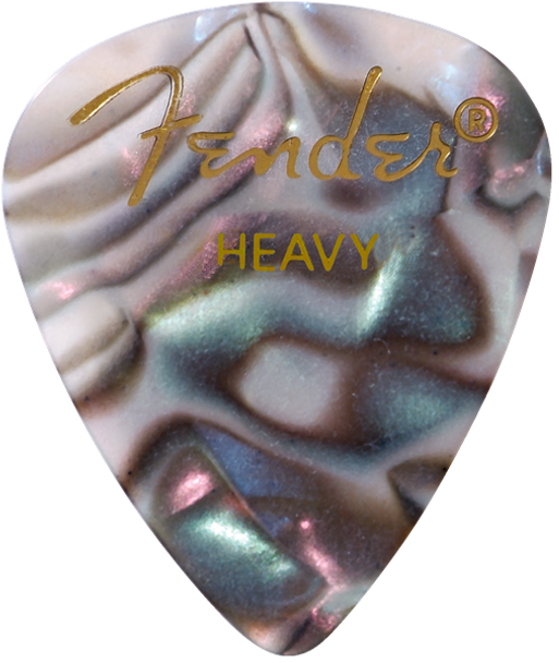 Fender 351 Heavy Abalone Guitar Picks - 12 Pack