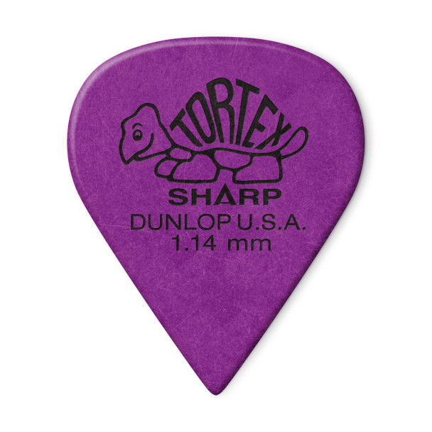 Dunlop Tortex Sharp 1.14mm Guitar Picks - 12 Pack