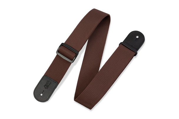 Levy's M8 2 inch Polyester Guitar Strap - Brown