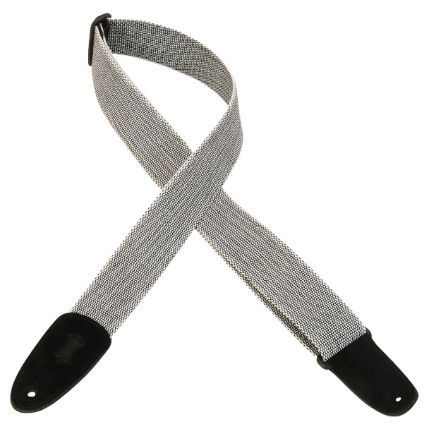 Levy's MT8 2 Inch Tweed Guitar Strap - White - main view